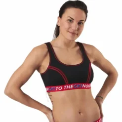 Ck One Listen Unlined Bralette Black/Red