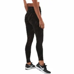 Classic Printed 7/8 Tights Brown/Black