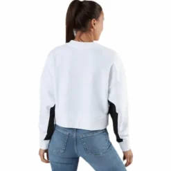 Classics Cropped Crew White