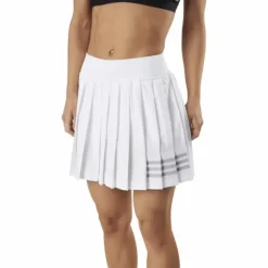 Club Pleated Skirt White