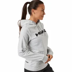 Club Rosie Hoodie Women Grey Melange