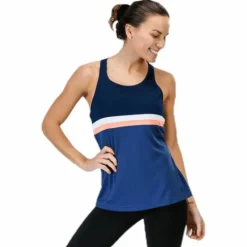 Club Tank W Blue/Orange