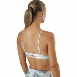 Coastal Palms Longline Triangle White/Green