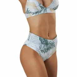 Coastal Palms Rollup Bottom White/Green