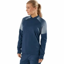 COLD.RDY Long-Sleeve Top Mock Long-Sleeve Top Crew Navy