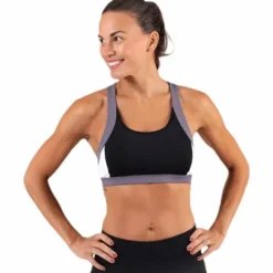 Color Block Bra 2 Black