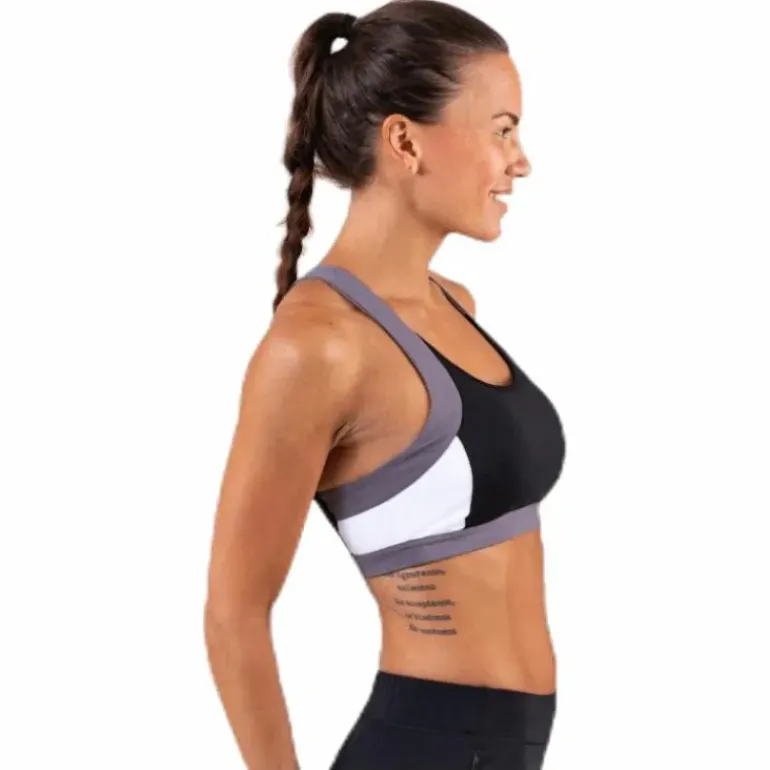 Color Block Bra 2 Black