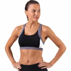 Color Block Bra 2 Black