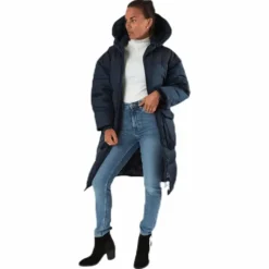 Comfy Puffer Coat Blue