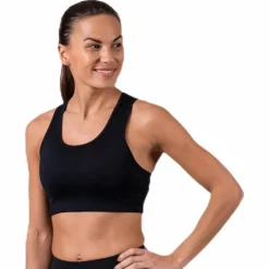 Compression Sports Bra C/D Black