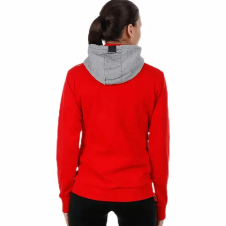 Core 2.0 Hood Jacket W Grey/Red