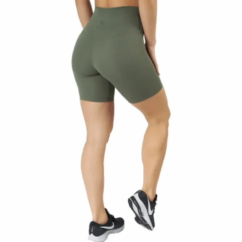 Core Biker Shorts Washed Green