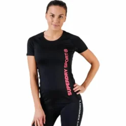 Core Mesh Tee Black