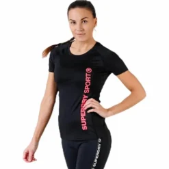 Core Mesh Tee Black