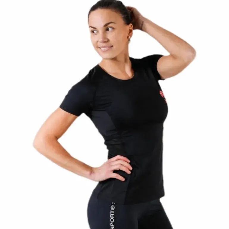 Core Mesh Tee Black