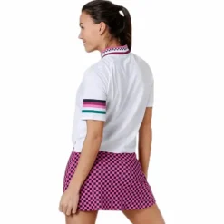 Court Breathe Top Pink/White