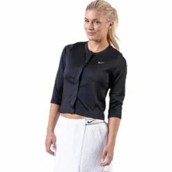 Court Cardigan White/Black