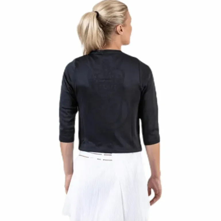 Court Cardigan White/Black