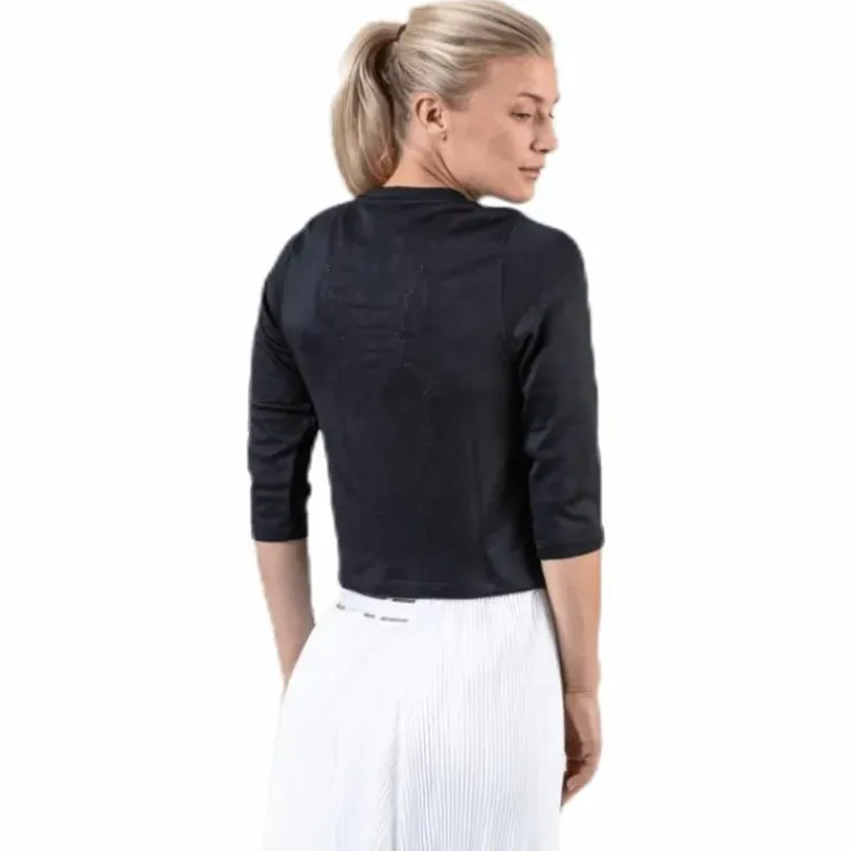 Court Cardigan White/Black