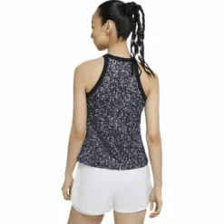 Court Dry Printed Tank White/Black