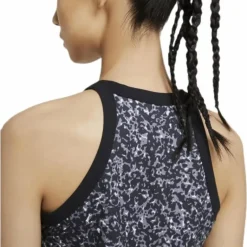 Court Dry Printed Tank White/Black