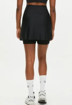 Court Jersey Skort Black
