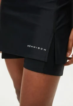 Court Jersey Skort Black