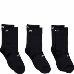 Crew Socks 3 Pack Black/white
