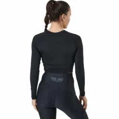 Cropped Longsleeve Black