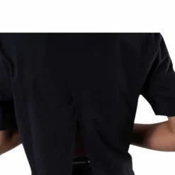 Cropped Short Sleeve T-Shirt Black