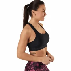 Crossback Mid Bra Black
