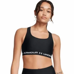 Crossback Mid Bra Black