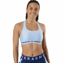 Crossback Mid Bra Blue