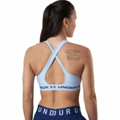Crossback Mid Bra Blue