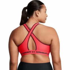 Crossback Mid Bra Racer Red