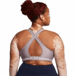 Crossback Mid Bra Tetra Gray