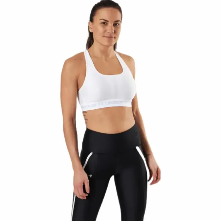 Crossback Mid Bra White