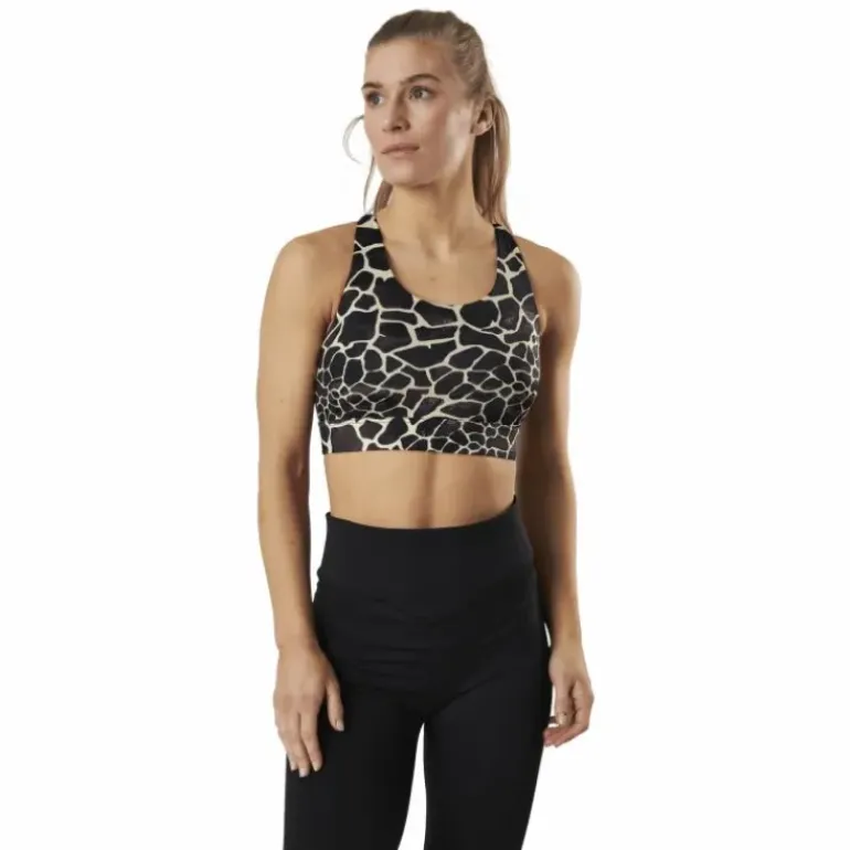 Crossback Sports Bra Brown