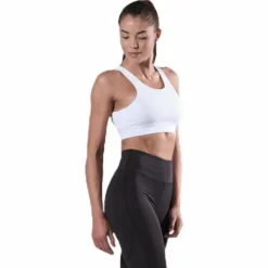 Cursive Bra White