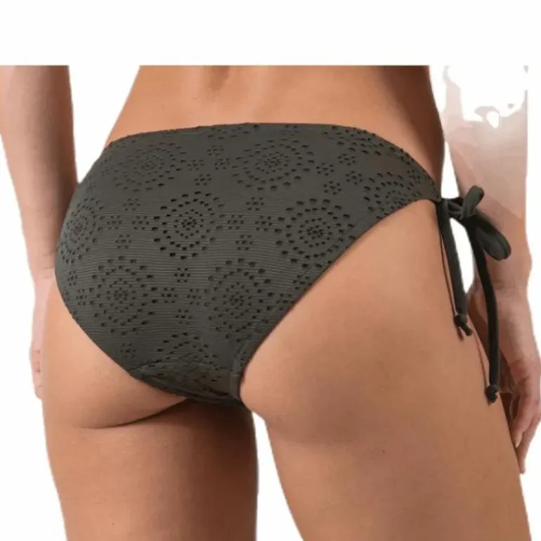 Daisy Chrochet Tanga Green