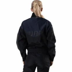Dark Windbreaker Jacket Black