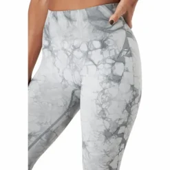 Define Seamless Tie Dye Tights Grey Melange