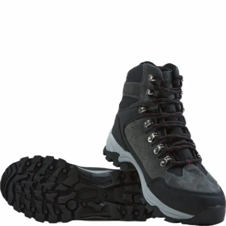 Detion W Outdoor Leather Boot Steel Gray