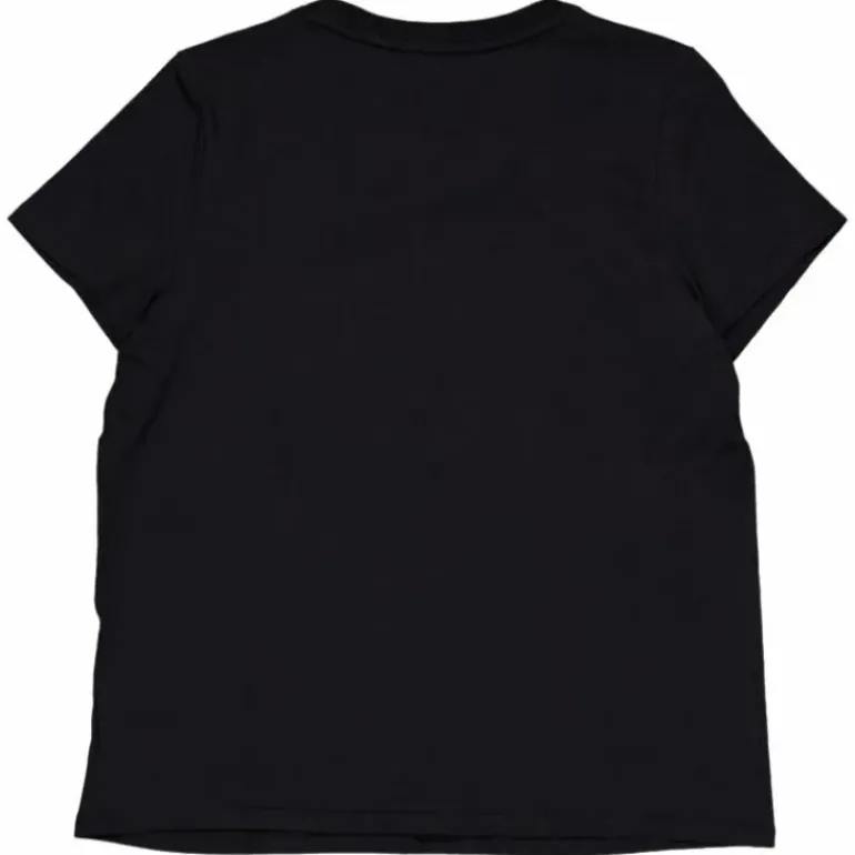 Dkny 89 Lg Crew Nk T Black/eggnog