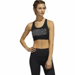 Dont Rest Alphaskin Sport Branded Bra Black / White