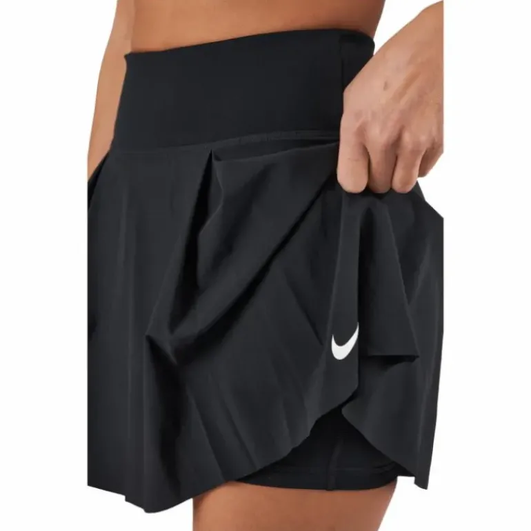 Dri-FIT Club Women's Short Skirt BLACK/WHITE