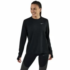 Dri-FIT Element Women's Running Crew BLACK/REFLECTIVE SILV