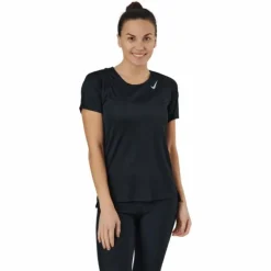 Dri-FIT Race Women's Short-Sleeve Running Top BLACK/REFLECTIVE SILV
