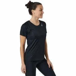 Dri-FIT Race Women's Short-Sleeve Running Top BLACK/REFLECTIVE SILV