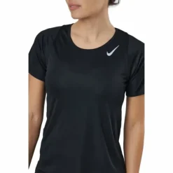 Dri-FIT Race Women's Short-Sleeve Running Top BLACK/REFLECTIVE SILV